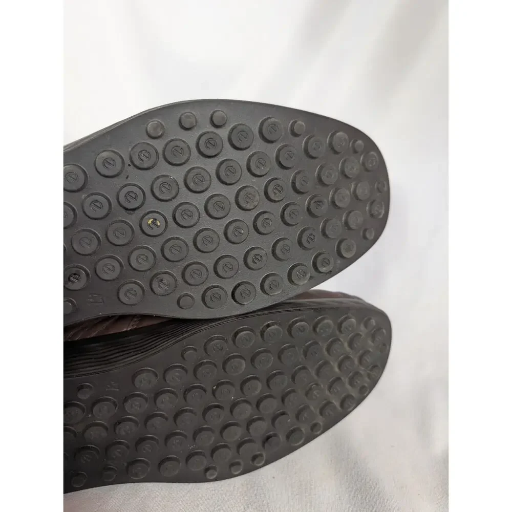 ECCO Lite Moc Classic Leather Moccasin Loafer Men’s Sz 47 13/13.5 US Cocoa Brown